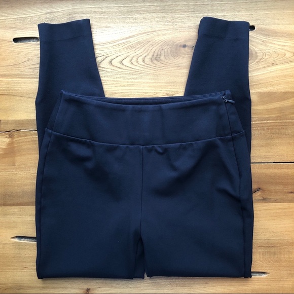 Talbots Petites Navy Skinny Mid Rise Dress Pants - Picture 2 of 10